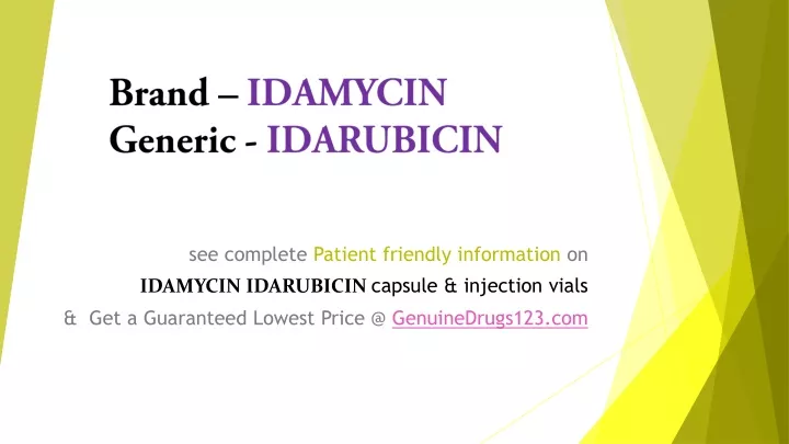 brand idamycin generic idarubicin
