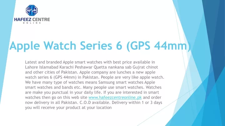 apple watch series 6 gps 44mm