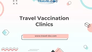 travel vaccination clinics