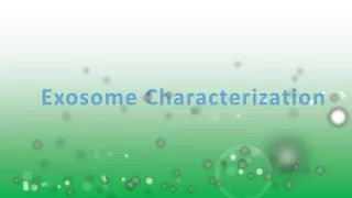 exosome characterization