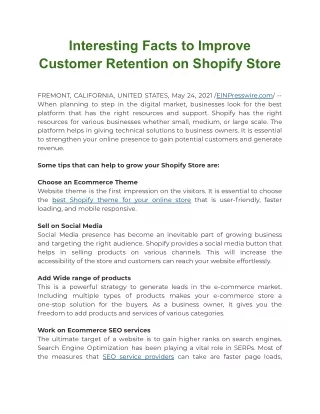 interesting facts to improve customer retention