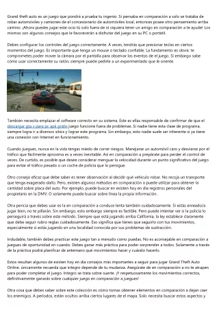 A Look Into the Future: What Will the descargar gta 5 pc Industry Look Like in 1
