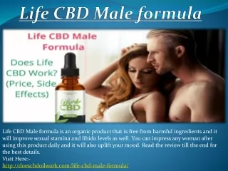 Life CBD Male formula