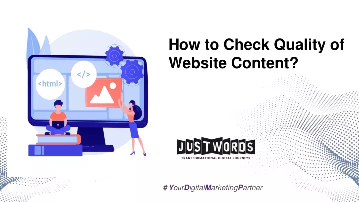 how to check quality of website content