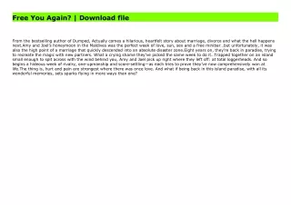 Free You Again? | Download file