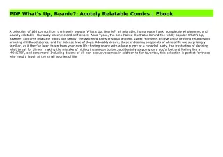 PDF What's Up, Beanie?: Acutely Relatable Comics | Ebook