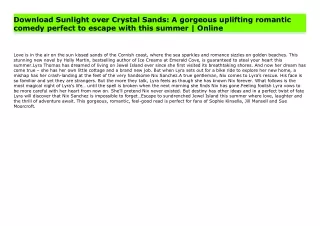 Download Sunlight over Crystal Sands: A gorgeous uplifting romantic comedy perfect to escape with this summer | Online