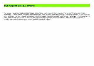 PDF Gigant Vol. 5 | Online