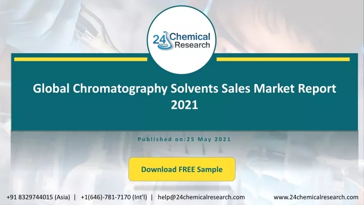 global chromatography solvents sales market