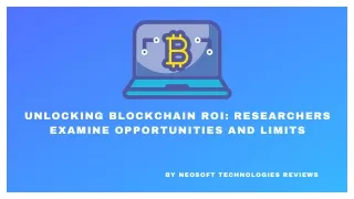unlocking blockchain roi researchers examine