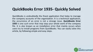 quickbooks error 1935 quickly solved