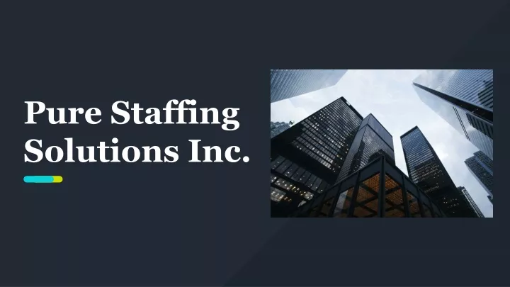 pure staffing solutions inc