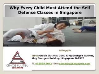 Why Every Child Must Attend the Self Defense Classes in Singapore