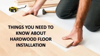 things you need to know about hardwood floor