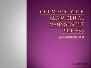 optimizing your claim denial management process