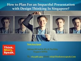 how to plan for an impactful presentation with