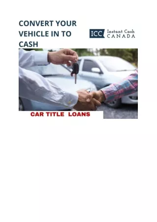 Get Money Upto 40,000 by Car title loans Hamilton