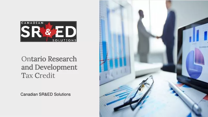 on tario research and development t ax c redit