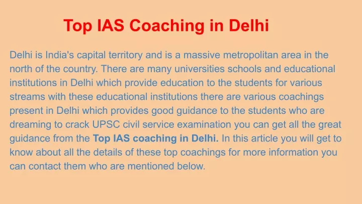 top ias coaching in delhi