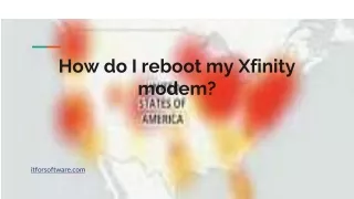 how do i reboot my xfinity modem