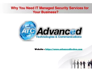 IT Managed security services - AdvancedTechCo