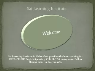 sai learning institute