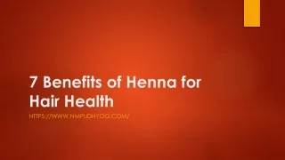 7 Benefits of Henna for Hair Health