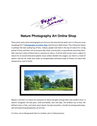 Nature Photography Art Online Shop - BeachSamurai