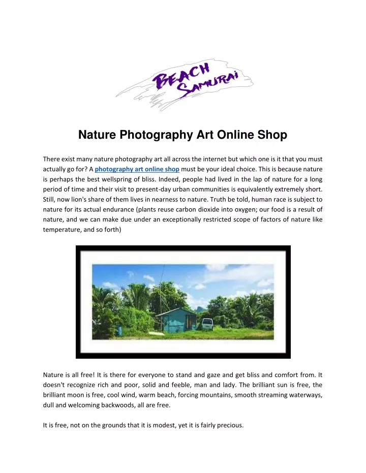nature photography art online shop