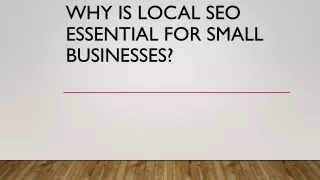 Why is Local SEO Essential for Small Businesses