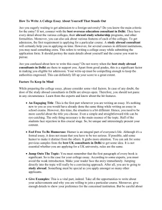 how to write a college essay about yourself that