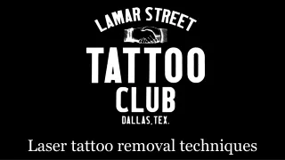 Best Tattoo Removal Treatment by Laser Tattoo Removal in Dallas