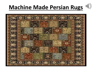 Machine Made Persian Rugs Dubai