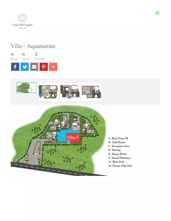villa aquamarine 4 beds baths