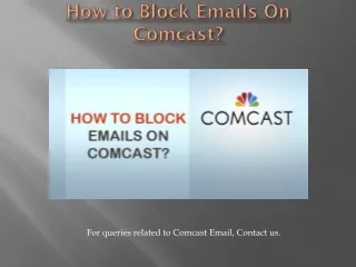 How to Block Emails On Comcast