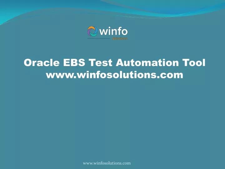 oracle ebs test automation tool