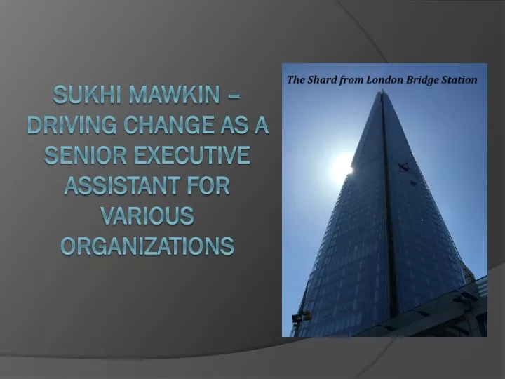 sukhi mawkin driving change as a senior executive assistant for various organizations