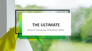 The Ultimate Household Cleaning Checklist 2021