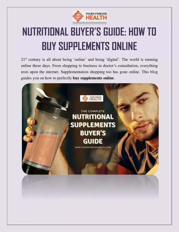 nutritional buyer s guide how to buy supplements