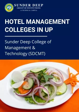 hotel management colleges in up