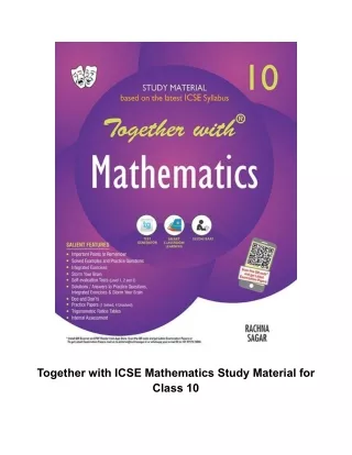 together with icse mathematics study material