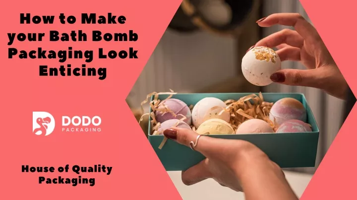 how to make your bath bomb packaging look enticing