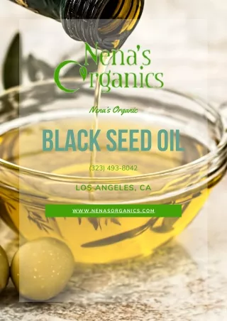 Black Cumin Seed Oil | Cure of Cancer