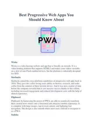 best progressive web apps you should know about