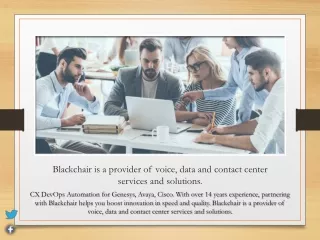 blackchair is a provider of voice data and contact center services and solutions