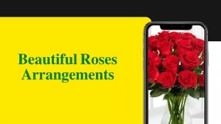 beautiful roses arrangements