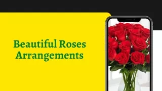 beautiful roses arrangements