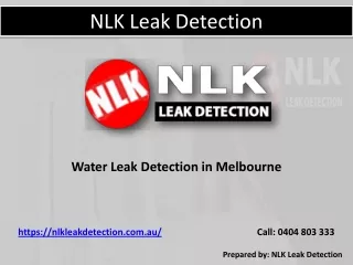 When and Why You Need to Call a Professional for Water Leak Detection?