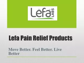 Lefa Organic Hemp Oil Drops