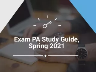 Exam PA Study Guide 2021 | Online| Visit Now.